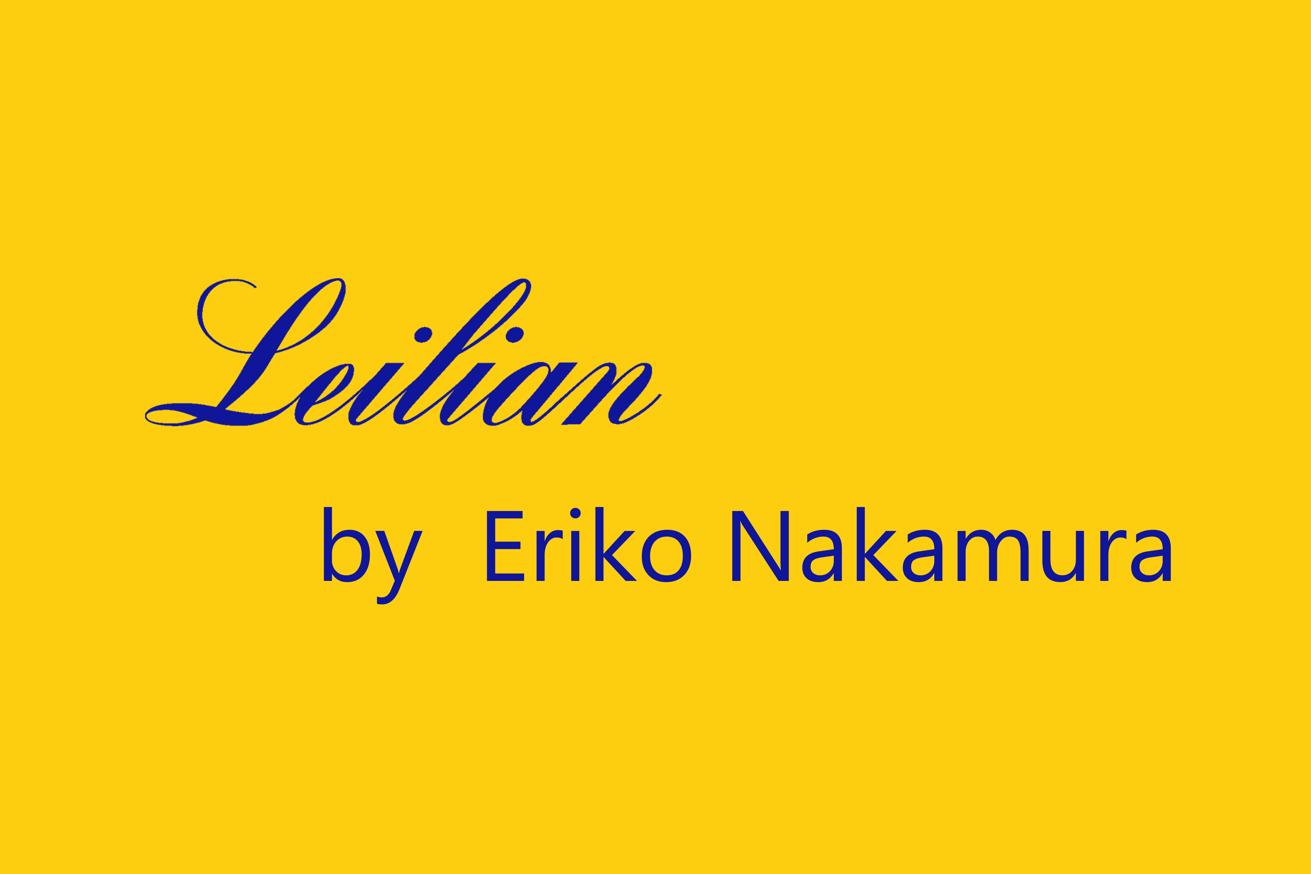 50th Anniversary Leilian By Eriko Nakamura Feature Leilian レリアン